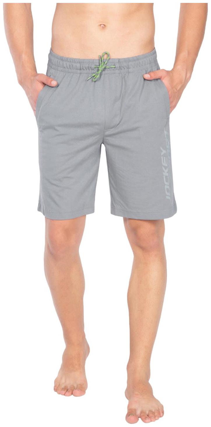 

Jockey Men Grey Regular Fit Regular Shorts