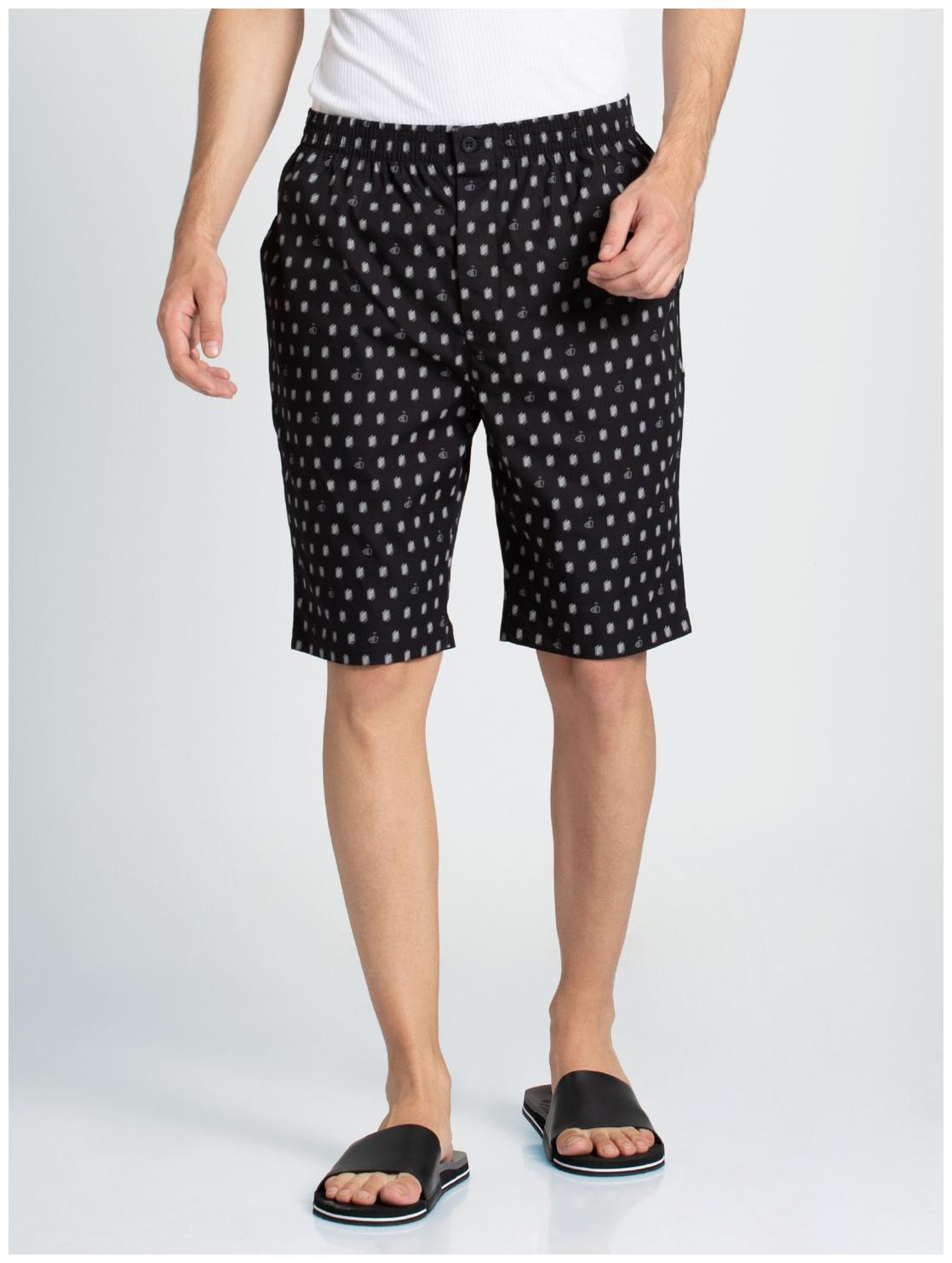 

Jockey Men Black Regular Fit Regular Shorts