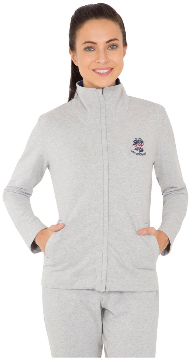 

Jockey Women Solid Sweatshirt - Grey