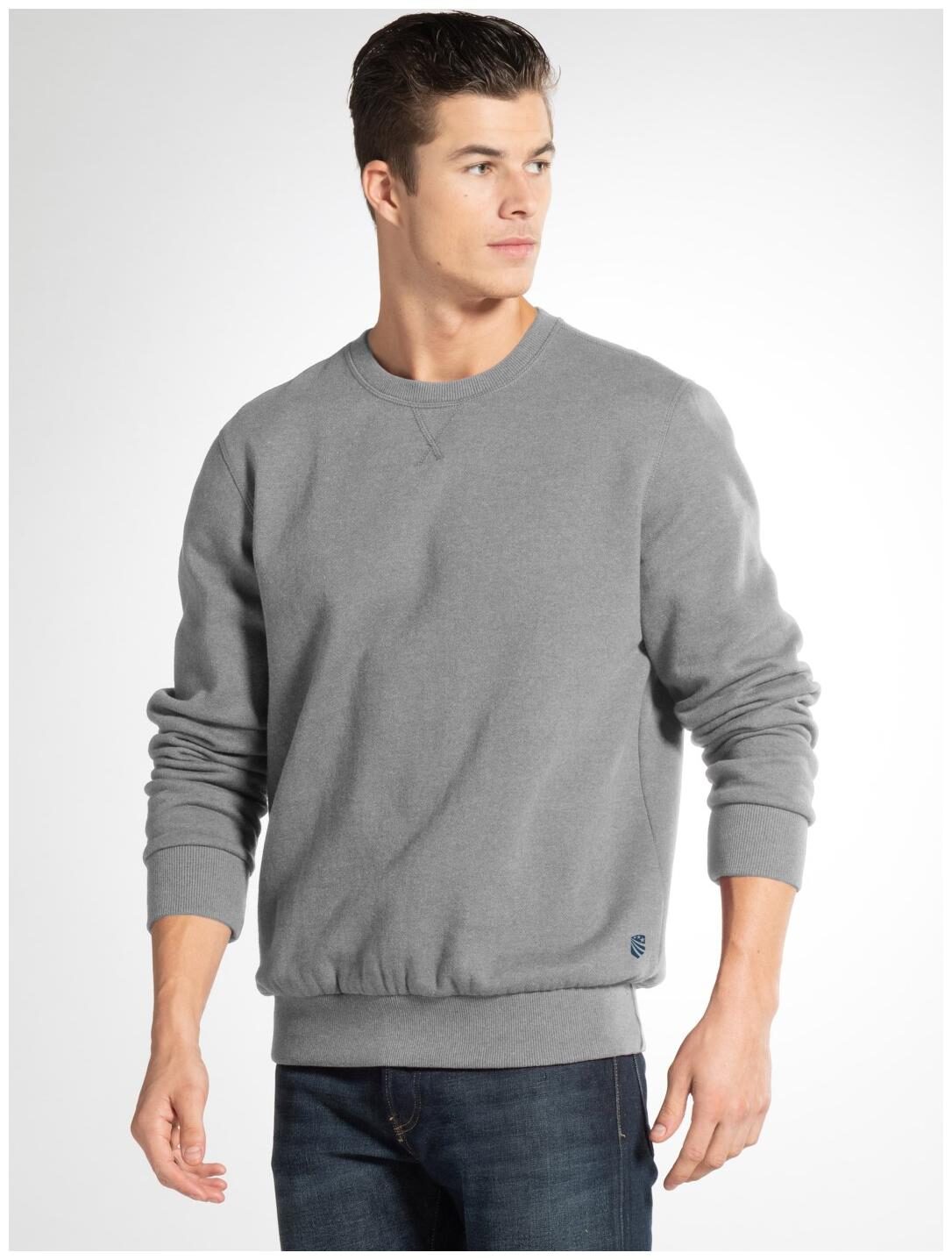 

Jockey Men Grey Round neck Sweatshirt