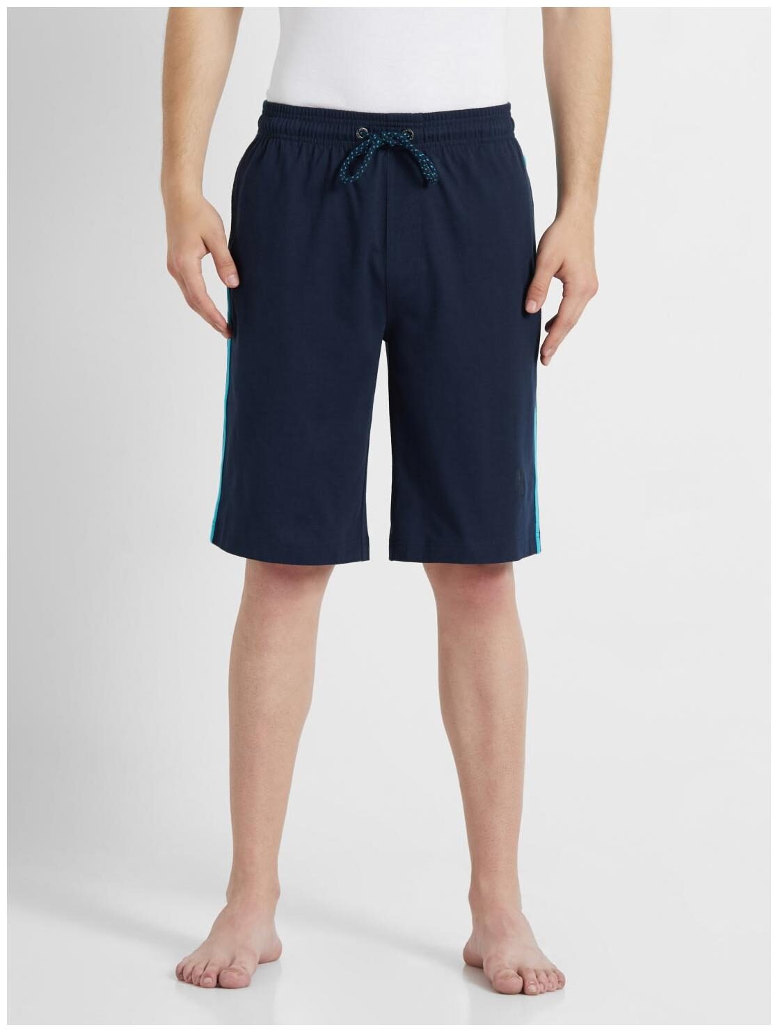 

Jockey Men Blue Regular Fit Regular Shorts