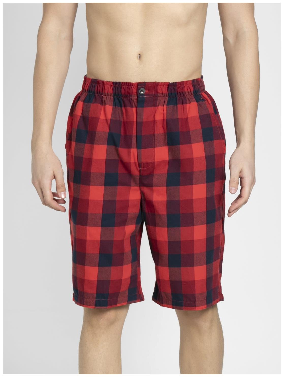 

Jockey Men Red Navy Blue Regular Fit Regular Shorts