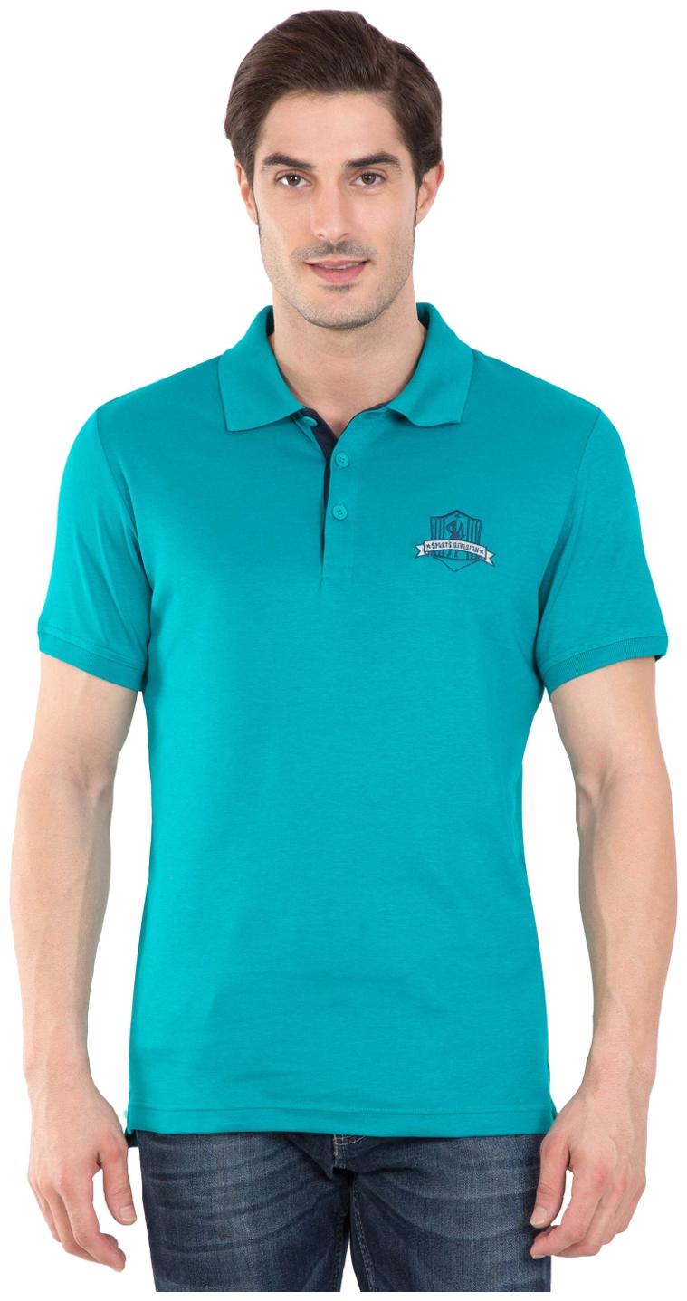 

Jockey Men Blue Regular fit Cotton Polo collar T-Shirt - Pack Of 1