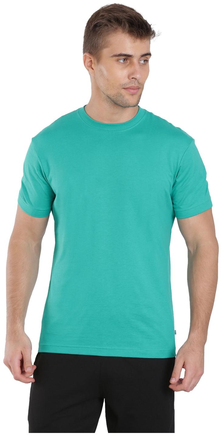 

Jockey Men Turquoise Regular fit Cotton Round neck T-Shirt - Pack Of 1