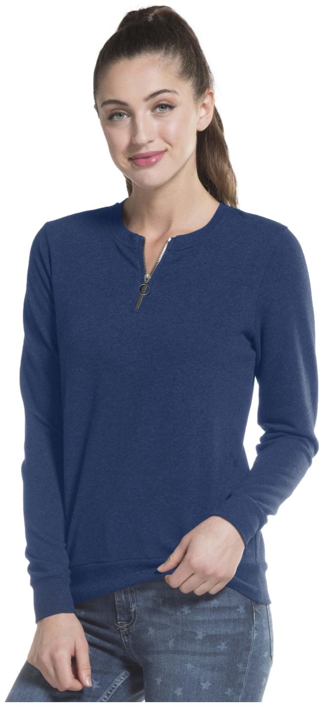 

Jockey Women Blue Regular fit Round neck Cotton T shirt