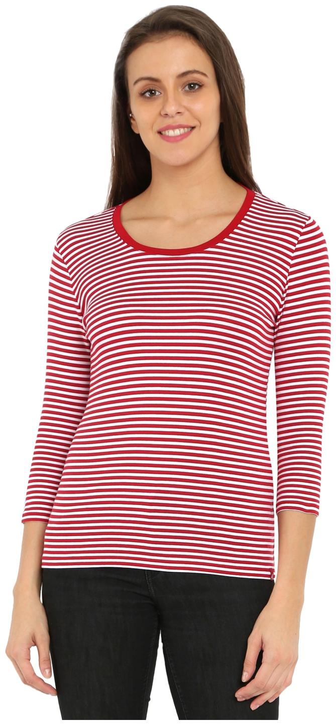 

Jockey Women Multi Regular fit Round neck Cotton T shirt