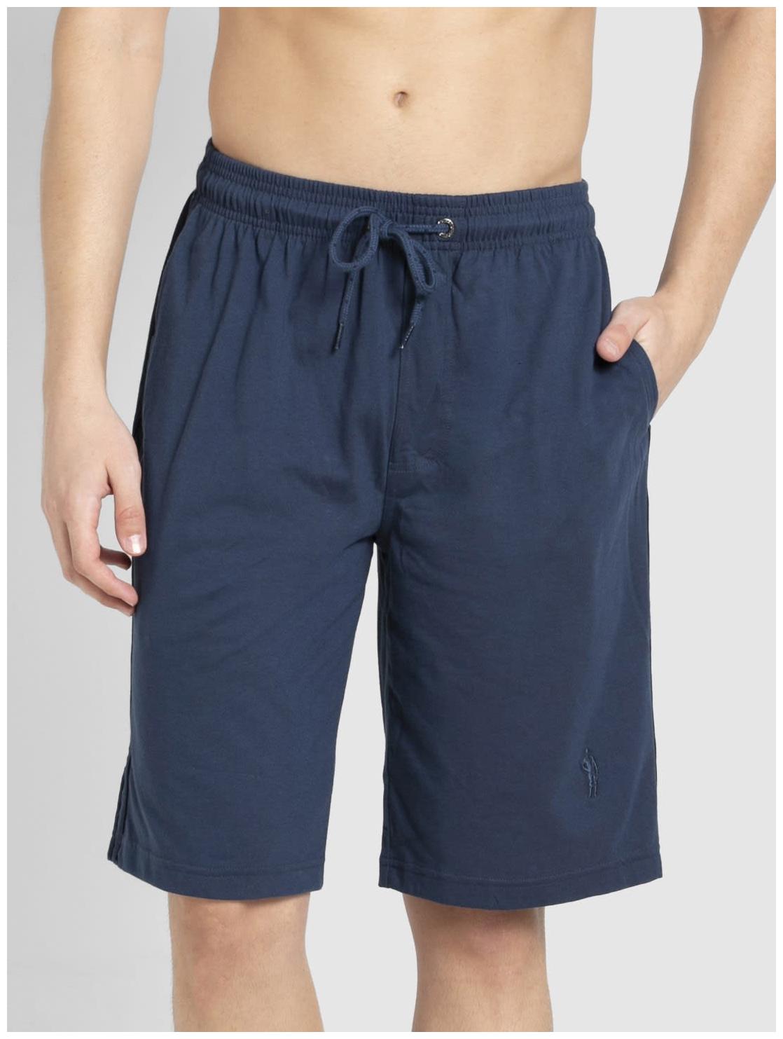 

Jockey Men Blue Regular Fit Regular Shorts