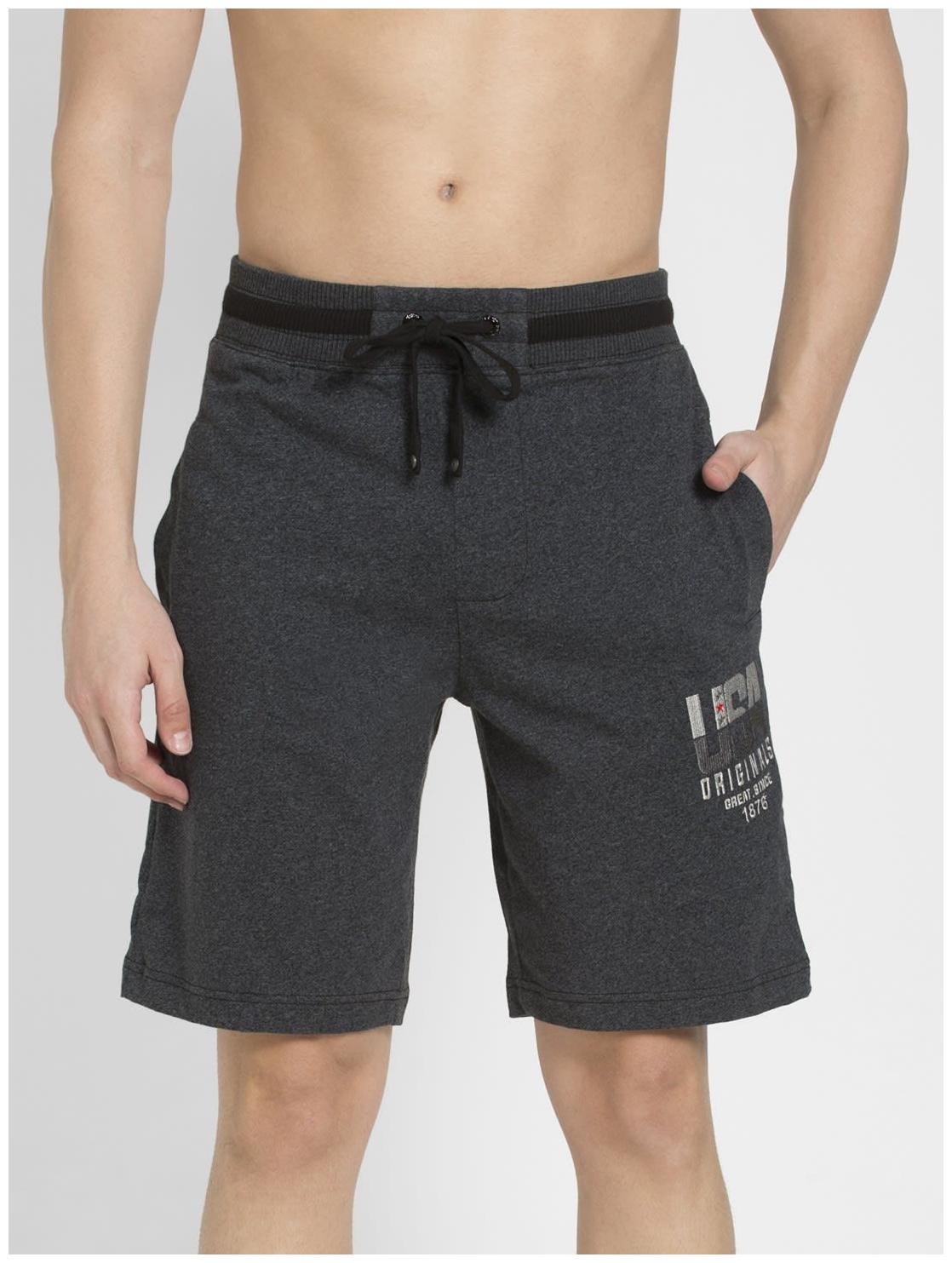 

Jockey Men Black Regular Fit Regular Shorts
