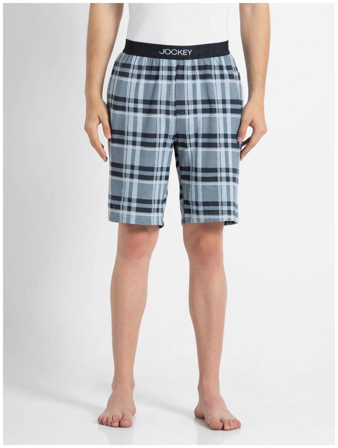 

Jockey Men Blue Regular Fit Regular Shorts