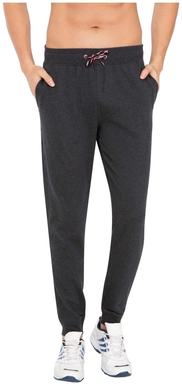 

Jockey Men Black Solid Slim fit Joggers