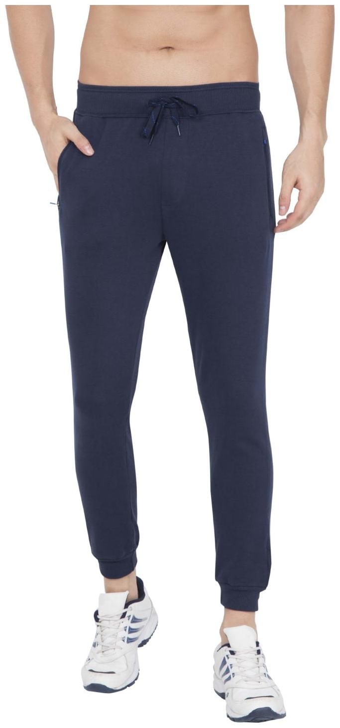 

Jockey Men Blue Solid Slim fit Joggers