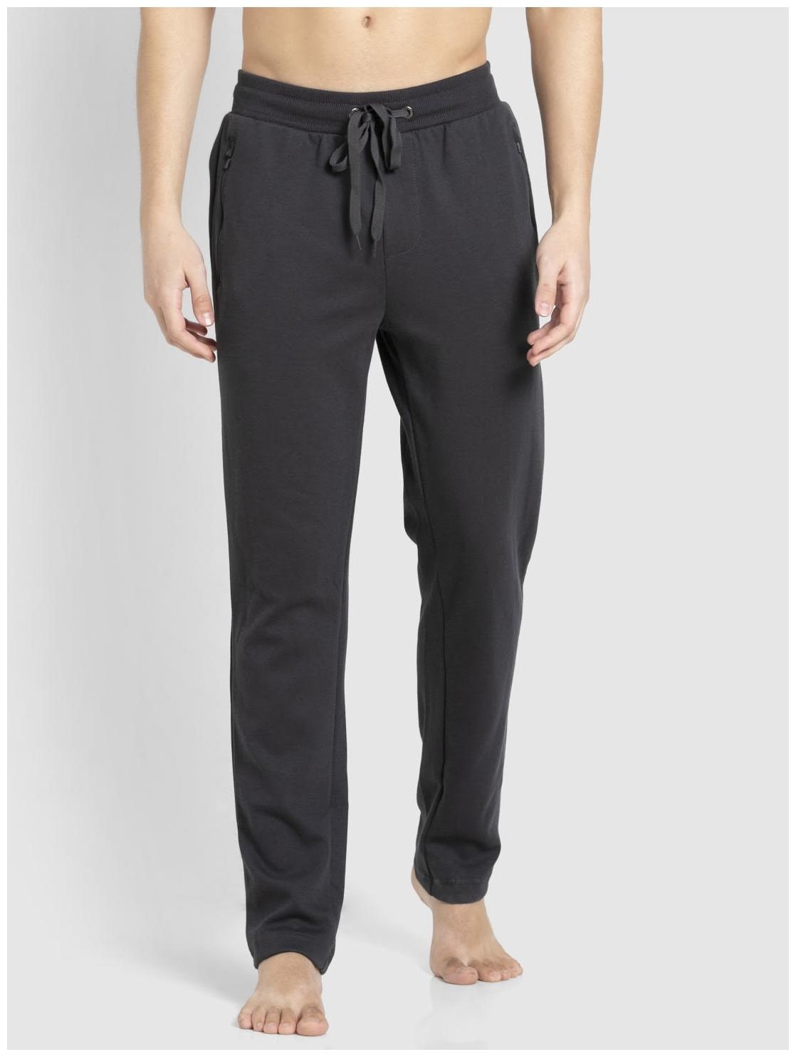 

Jockey Men Grey Solid Slim fit Track pants