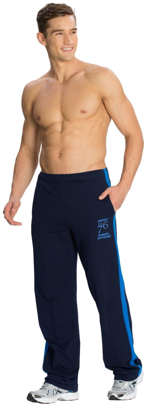 

Jockey Men Blue Solid Regular fit Track pants