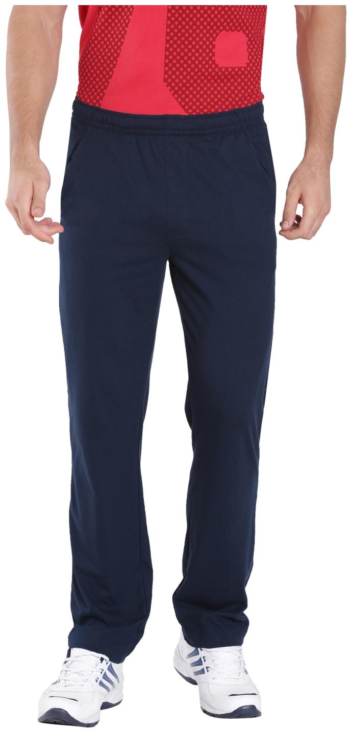 

Jockey Men Blue Solid Regular fit Track pants