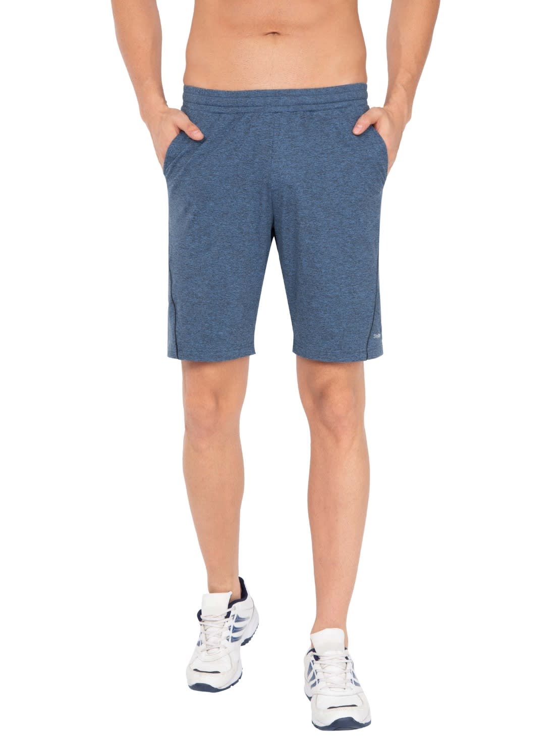 

Jockey Men Blue Slim Fit Regular Shorts