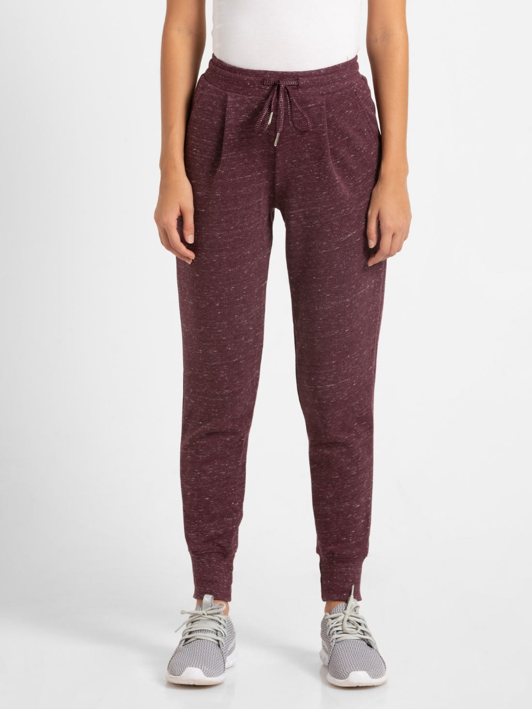 

Jockey Women Polyester Solid Purple Joggers