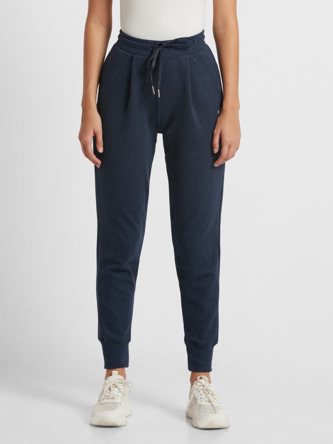 

Jockey Women Polyester Solid Blue Joggers