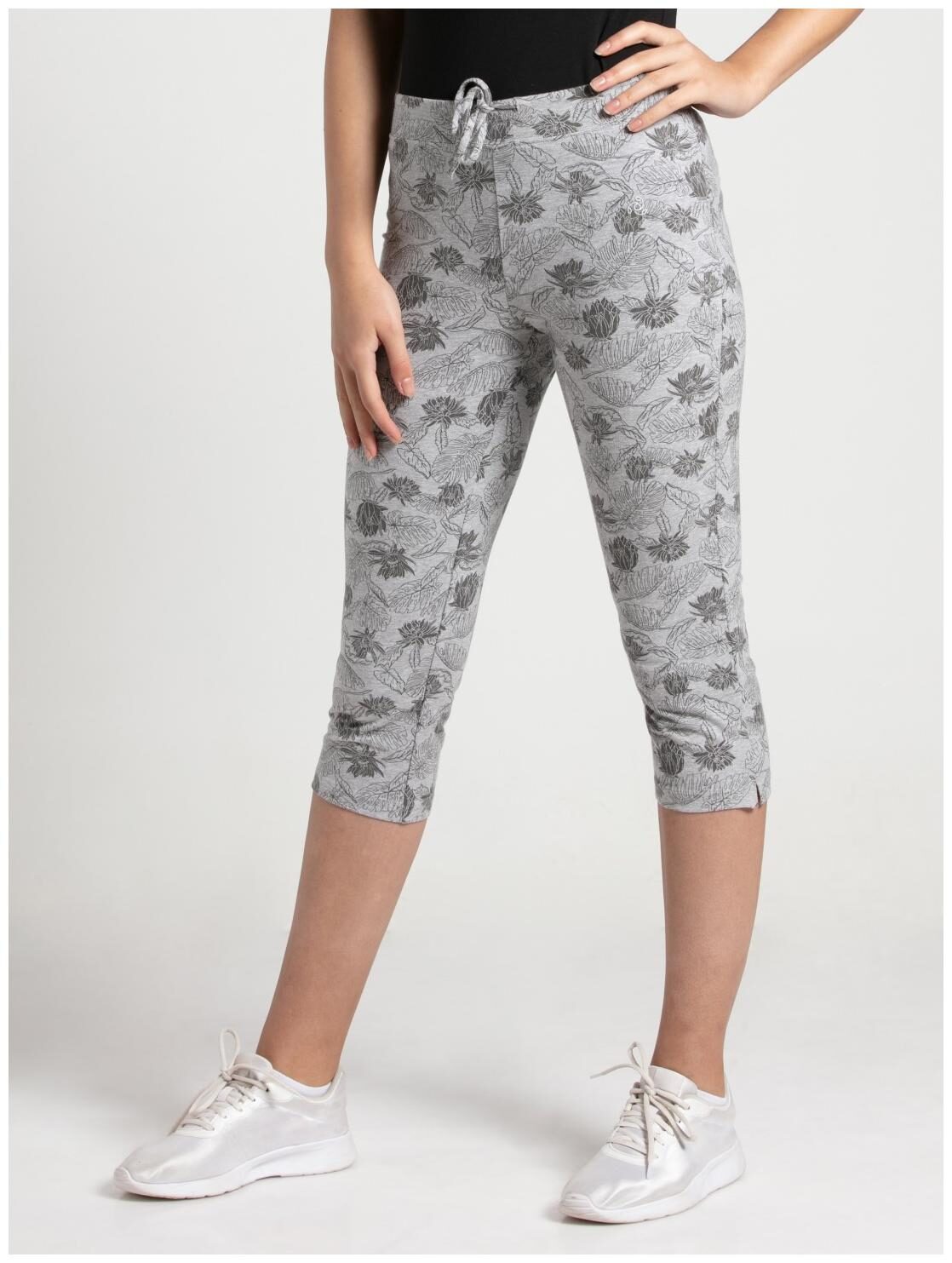 

Jockey Women Printed Regular capri - Grey
