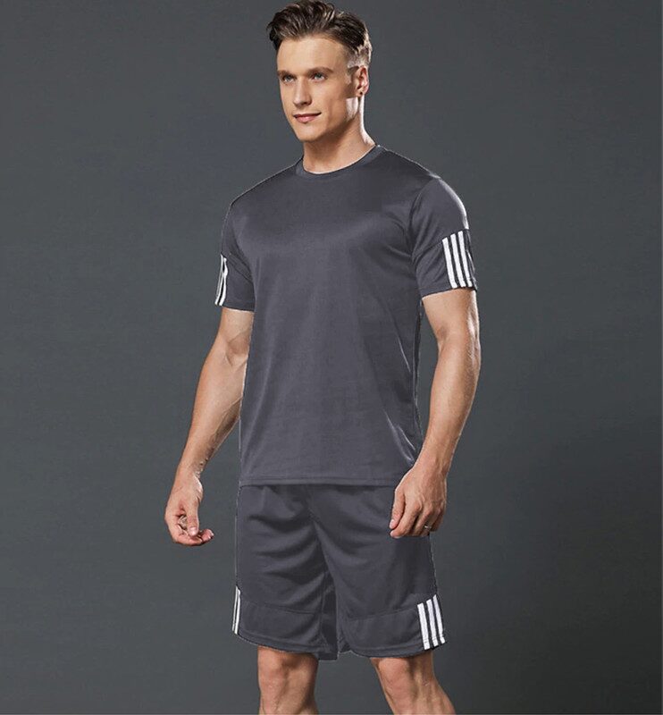 

JOGGERS PARK Men Grey Solid Regular Fit Track Suit