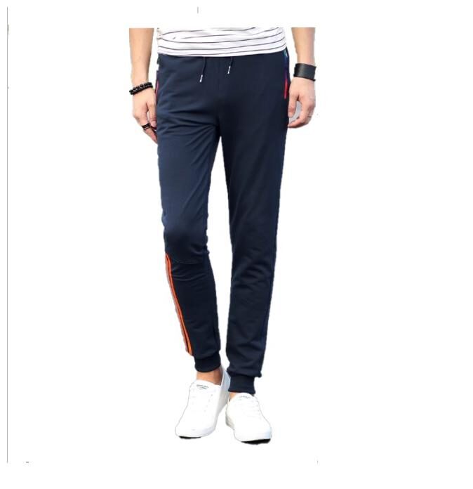 

JOGGERS PARK Men Navy blue Solid Slim fit Track pants