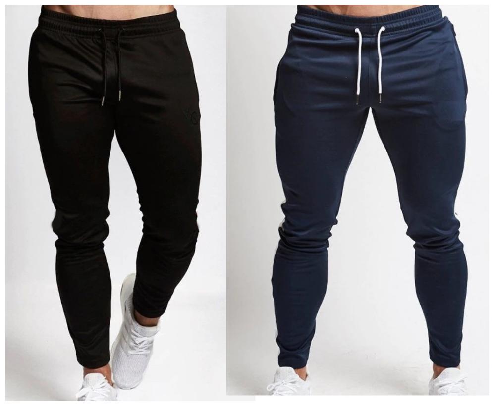 

JOGGERS PARK Men Black Blue Solid Slim fit Joggers