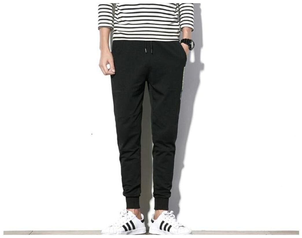 

JOGGERS PARK Men Black Solid Slim fit Track pants