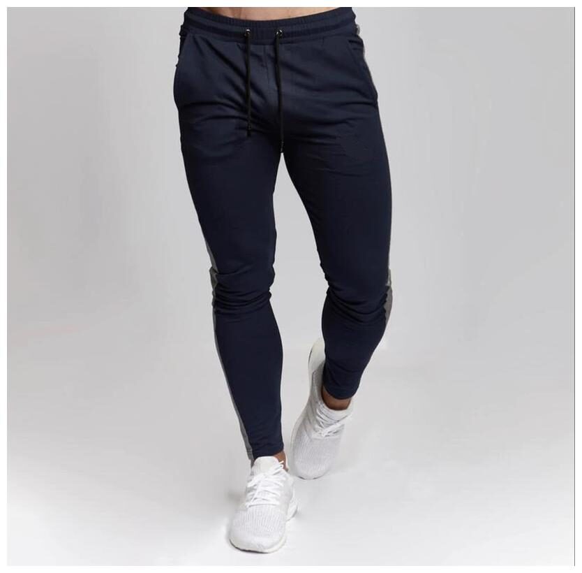 

JOGGERS PARK Men Navy blue Solid Slim fit Joggers
