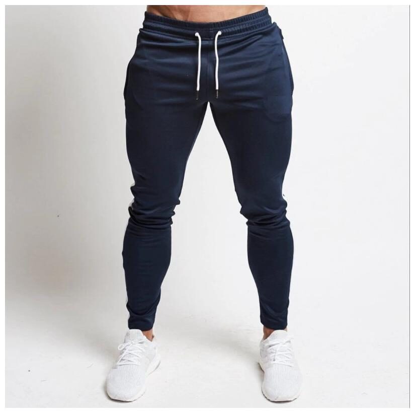 

JOGGERS PARK Men Navy blue Solid Slim fit Joggers