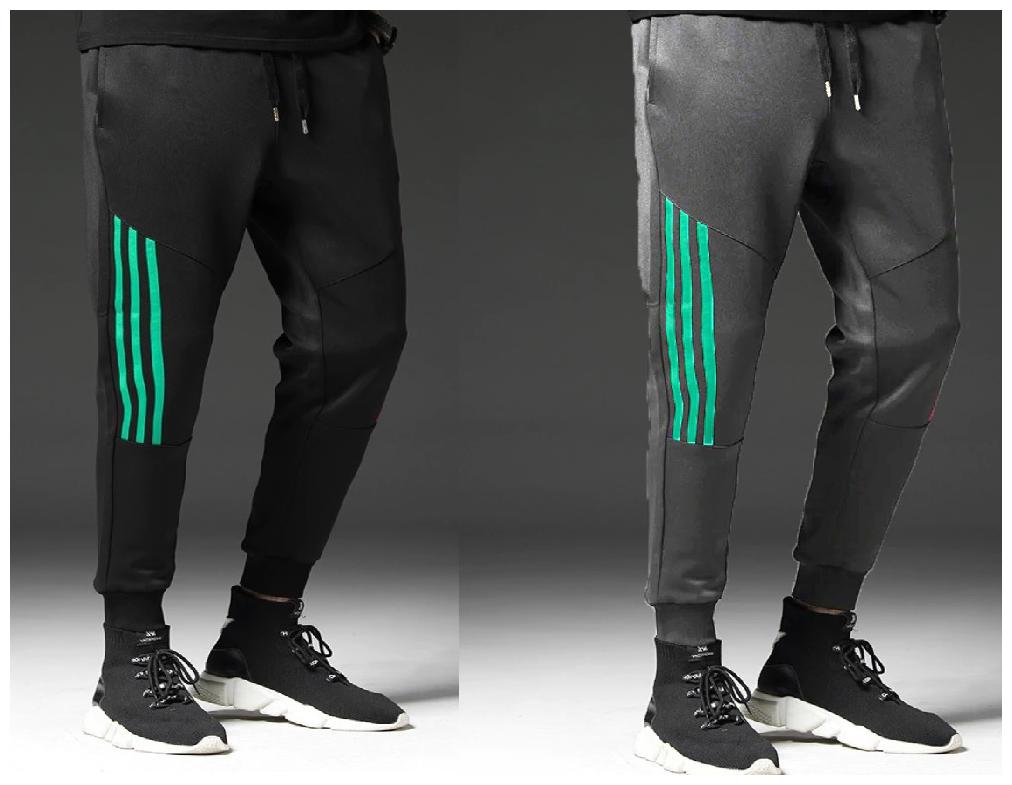 

JOGGERS PARK Men Black Grey Solid Slim fit Joggers