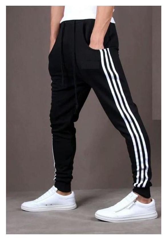 

JOGGERS PARK Men Cotton Track Pants - Black