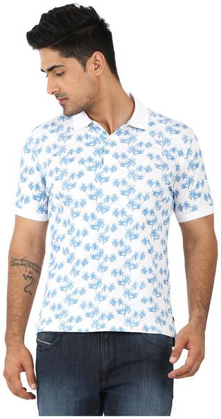 John Players Blue Slim Fit Polo T Shirt