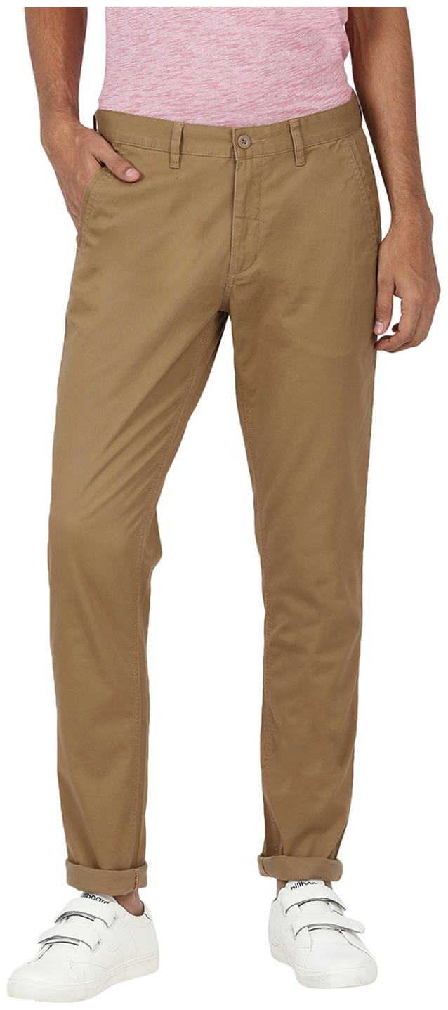 

John Players Men Beige Solid Slim fit Chinos