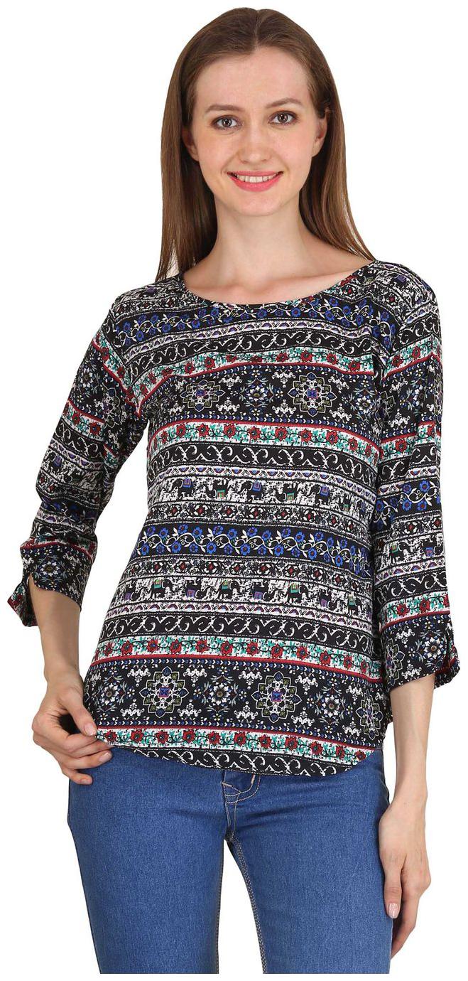 

Jollify Women Printed Regular top - Multi