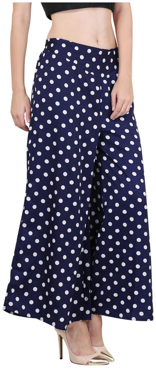 

Jollify Regular Fit Women s Blue Trousers