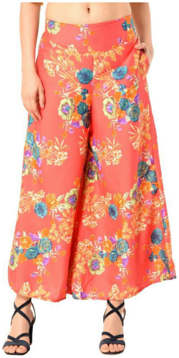 

Jollify Multi Printed Flared Palazzo