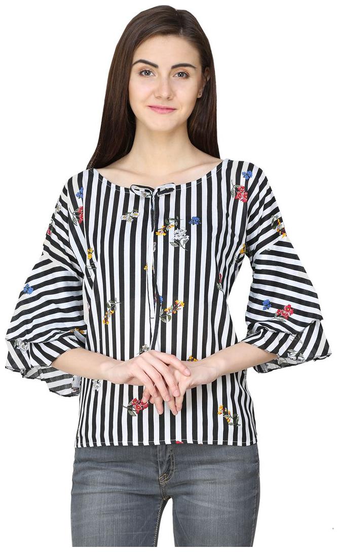 

Jollify Women Striped Regular top - Multi
