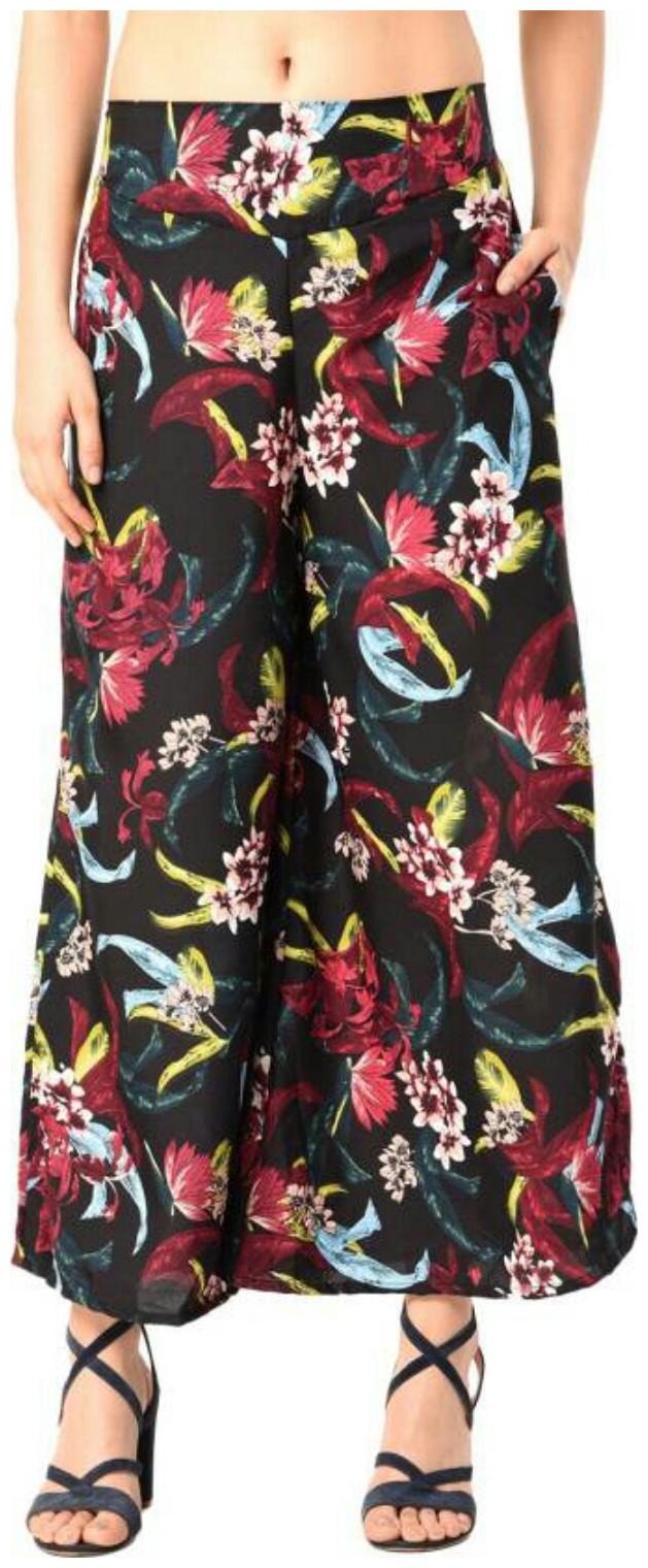 

Jollify Multi Printed Flared Palazzo
