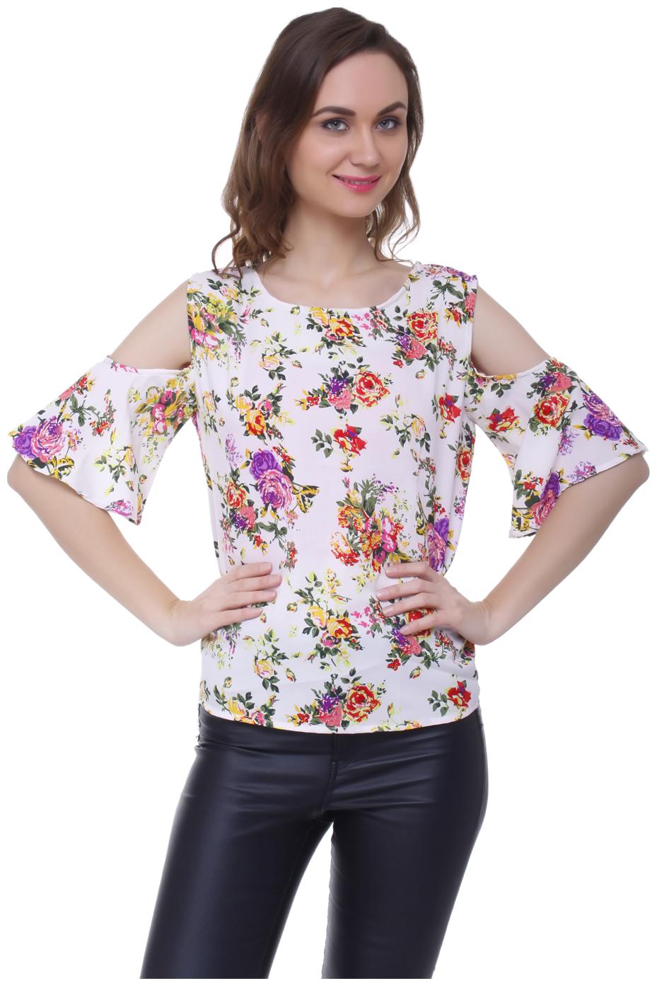 

Jollify Women Solid Regular top - White
