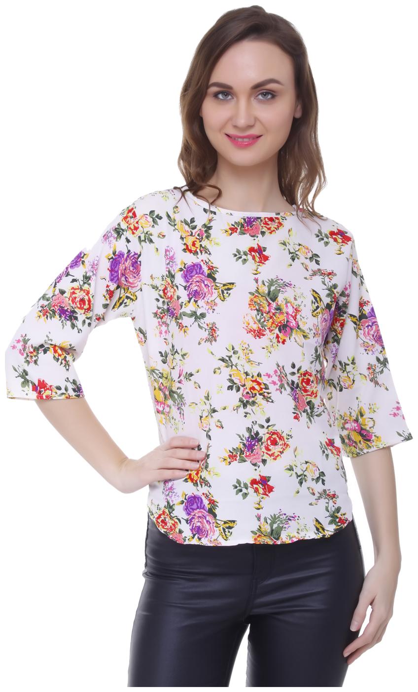 

Jollify Women Solid Regular top - White