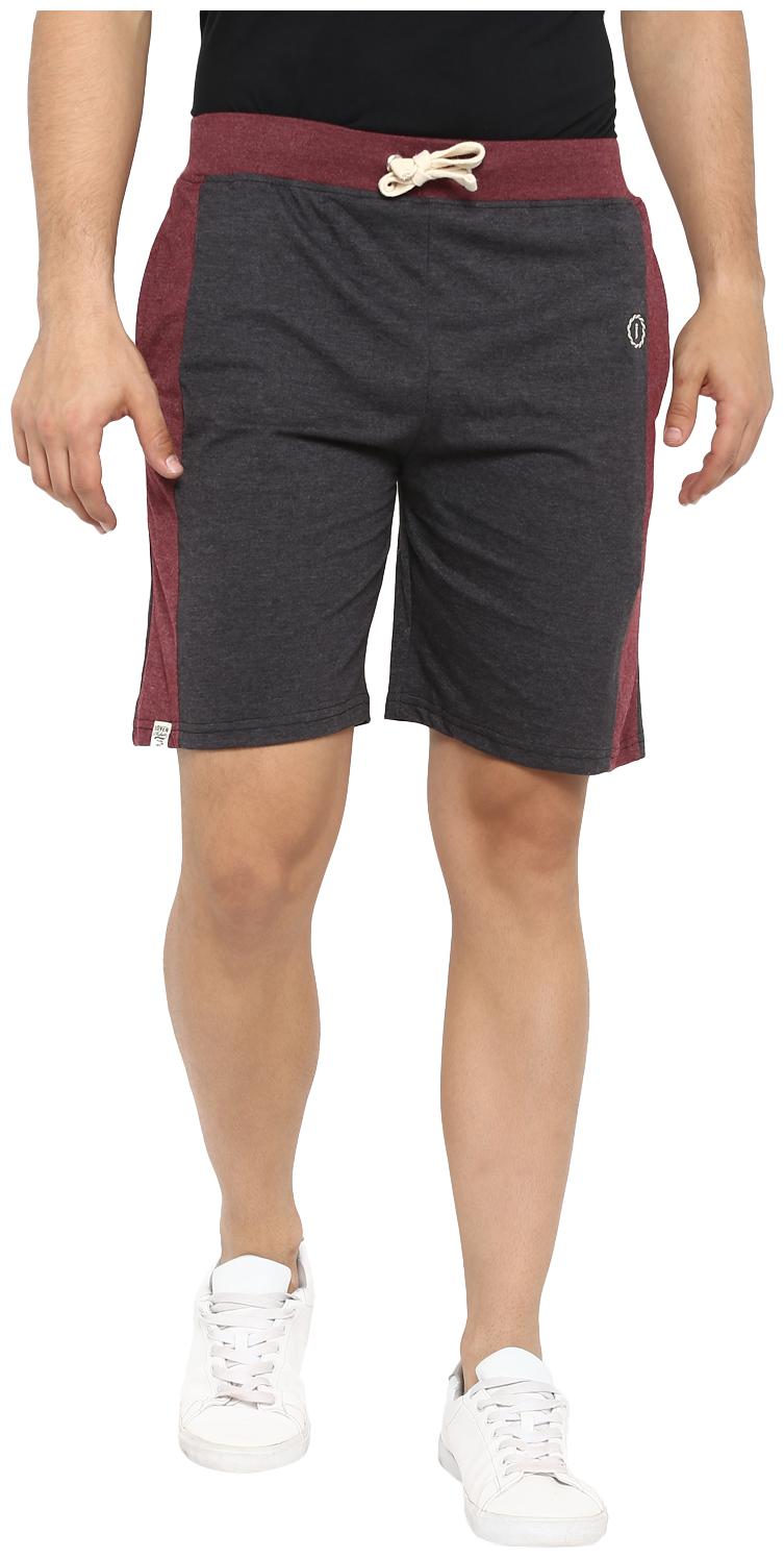 

Joven Men Cotton Blend Solid Shorts Black