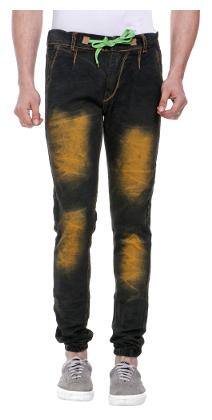 JUBINATION Men Black Slim Fit Jeans