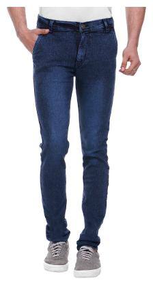 JUBINATION Men Blue Slim Fit Jeans