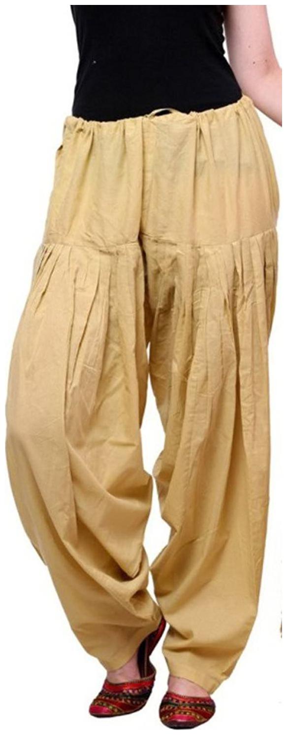 

JUBINATION Cotton Salwar - Beige