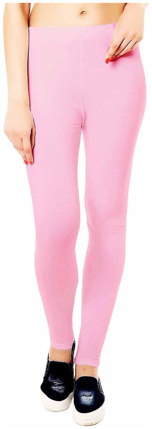 

Jubination Ladies Pink Stretchable Hosiery Cotton Legging