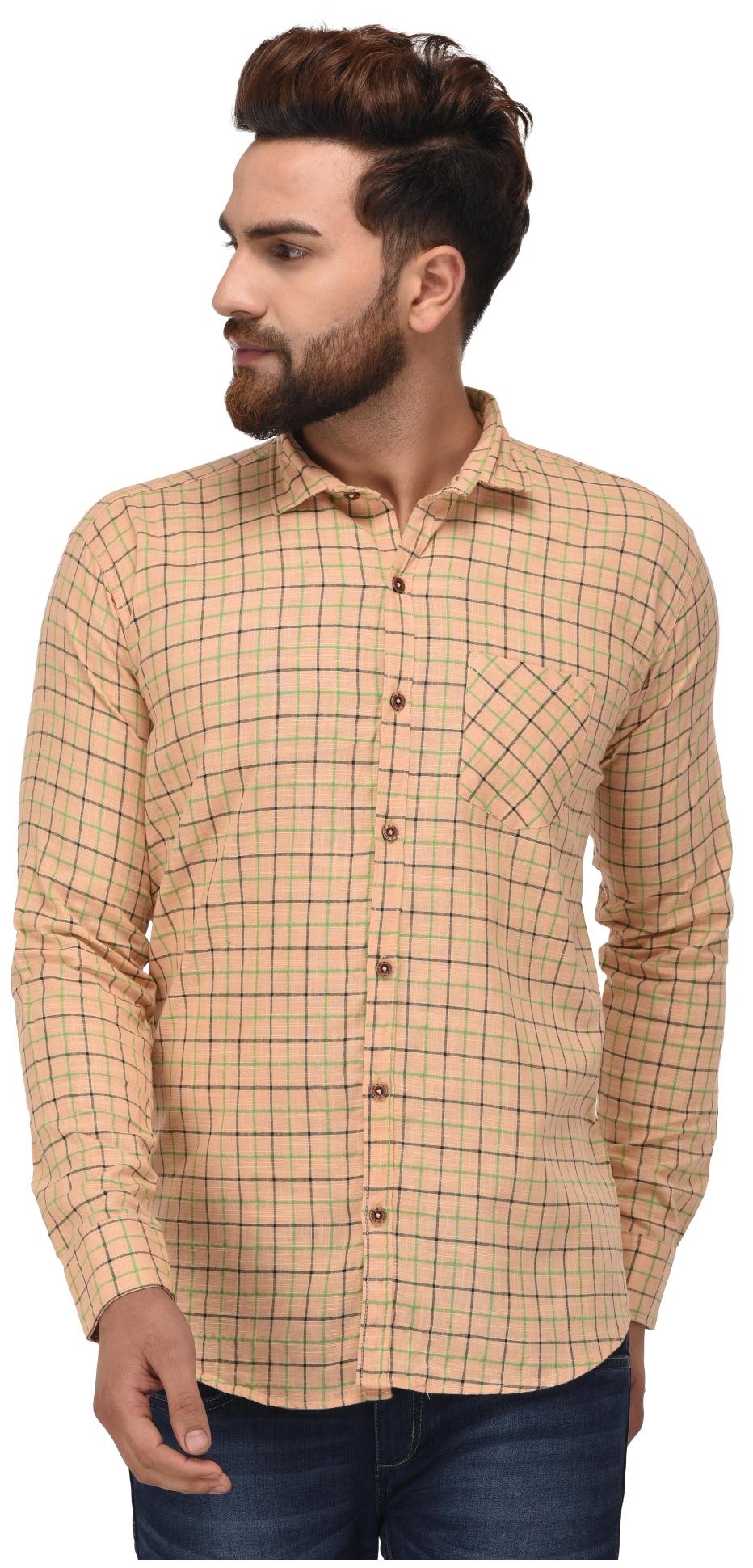 

Jugend Men Slim Fit Casual shirt - Beige