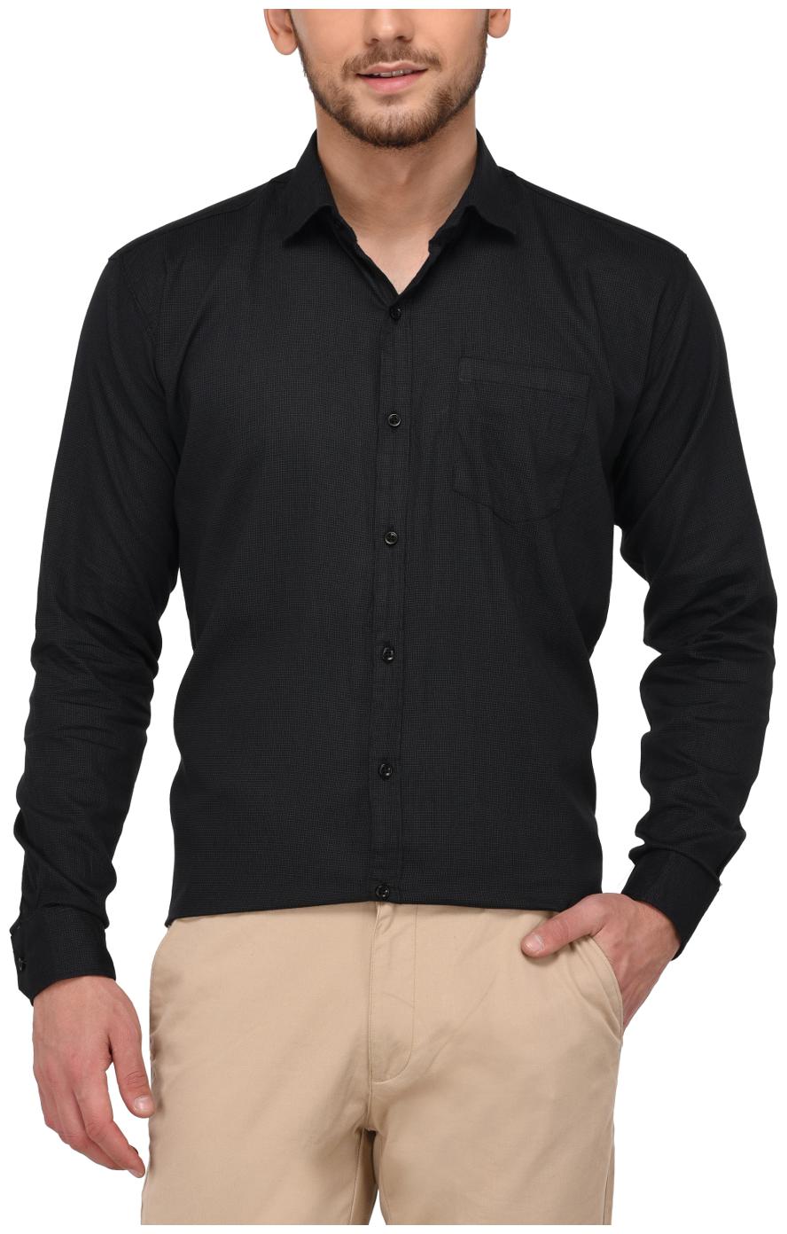 

Jugend Men Slim fit Formal Shirt - Black