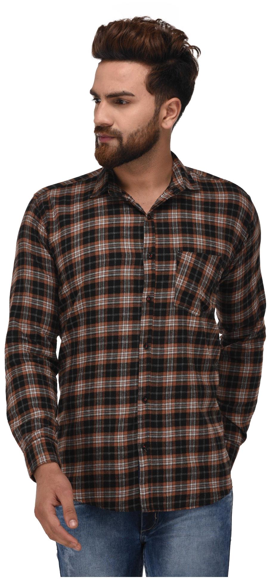 

Jugend Men Slim Fit Casual shirt - Black