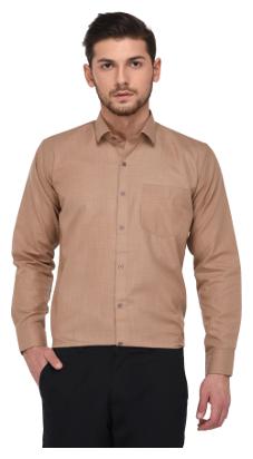 

Jugend Men Regular fit Formal Shirt - Brown