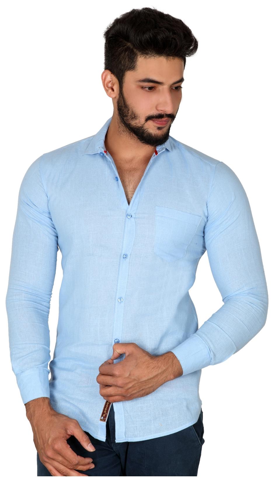 

Jugend Men Regular Fit Casual shirt - Blue