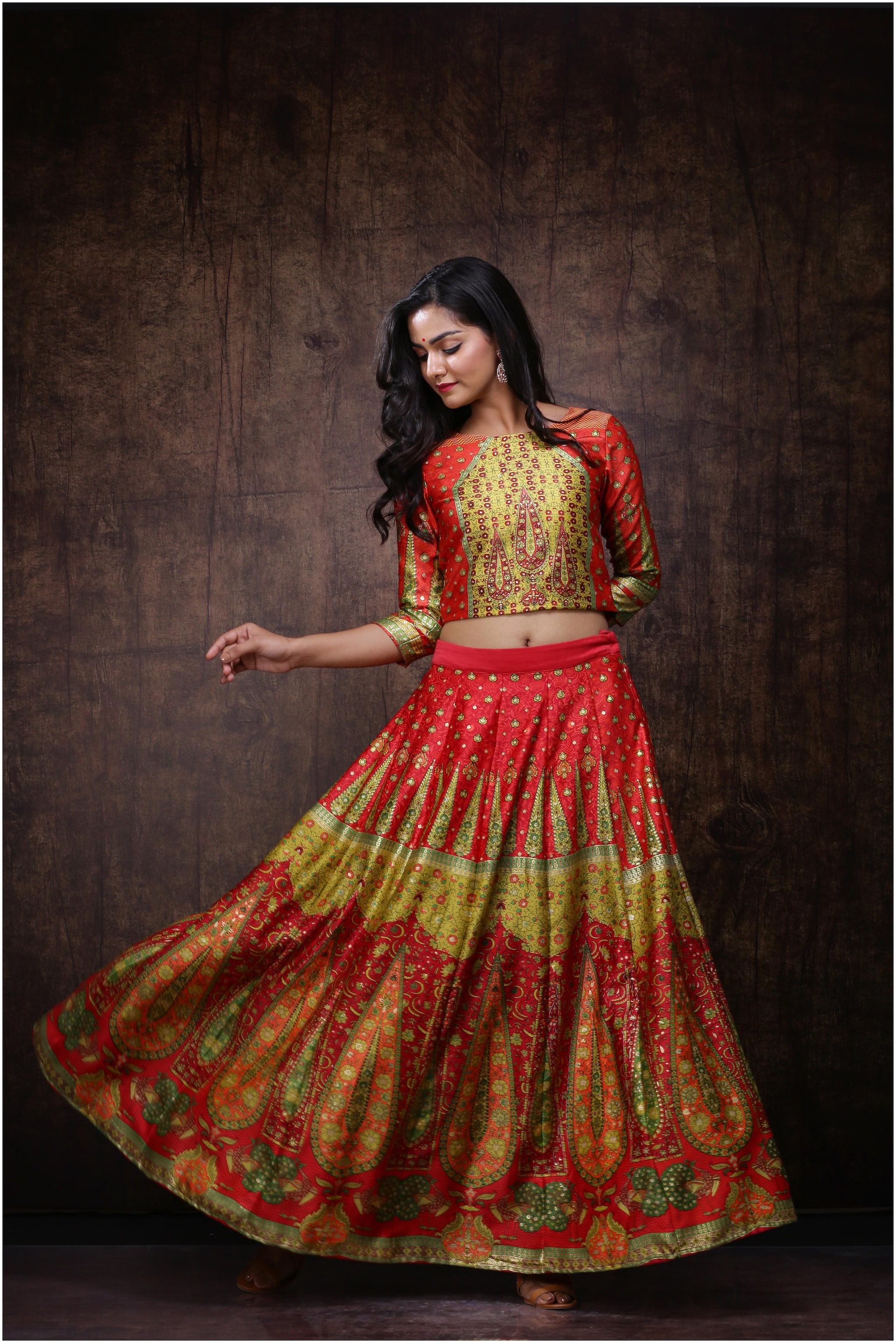 

Juniper Crop Top Lehenga